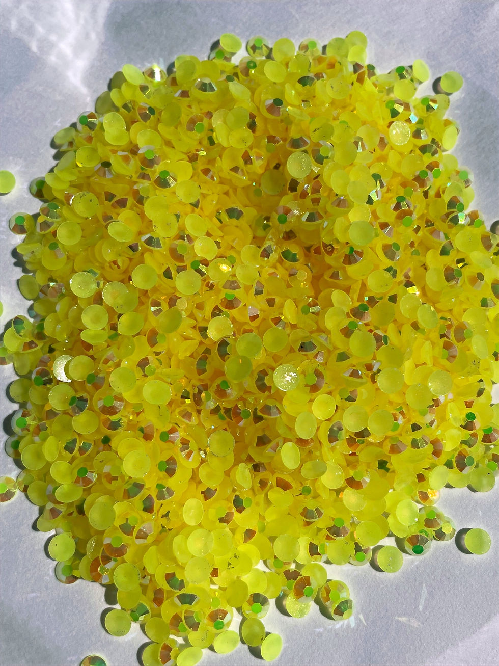 Yellow AB Jelly Rhinestones