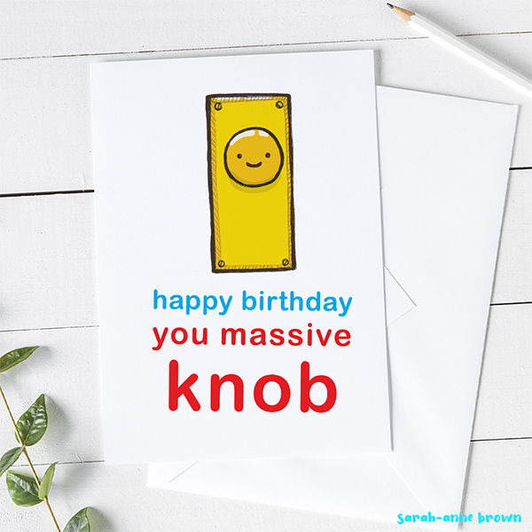 Knob card