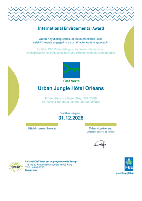 Séjour éco-responsable à Orléans : que signifie vraiment la Clef Verte ?