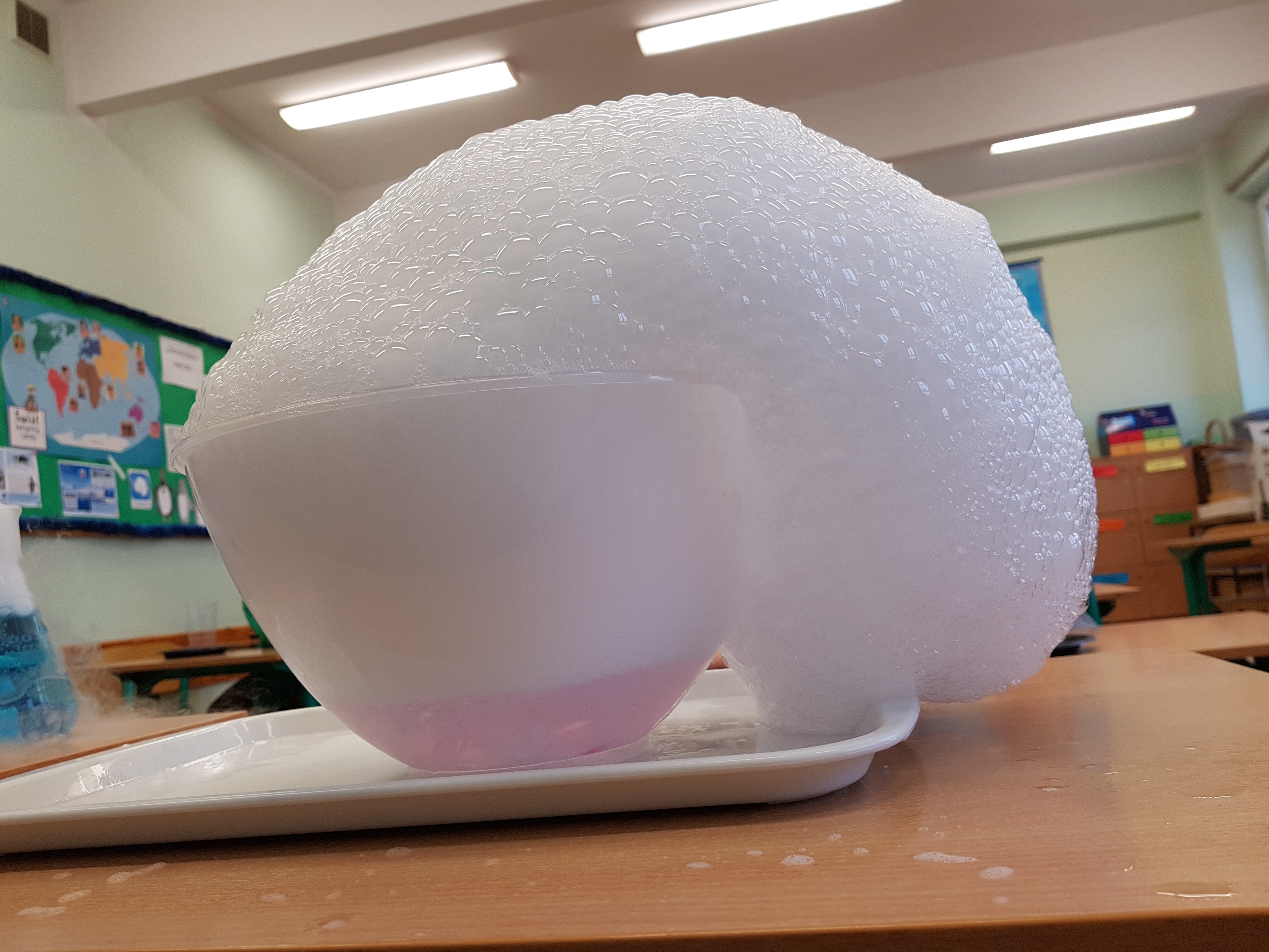 The bubble monster is escaping!