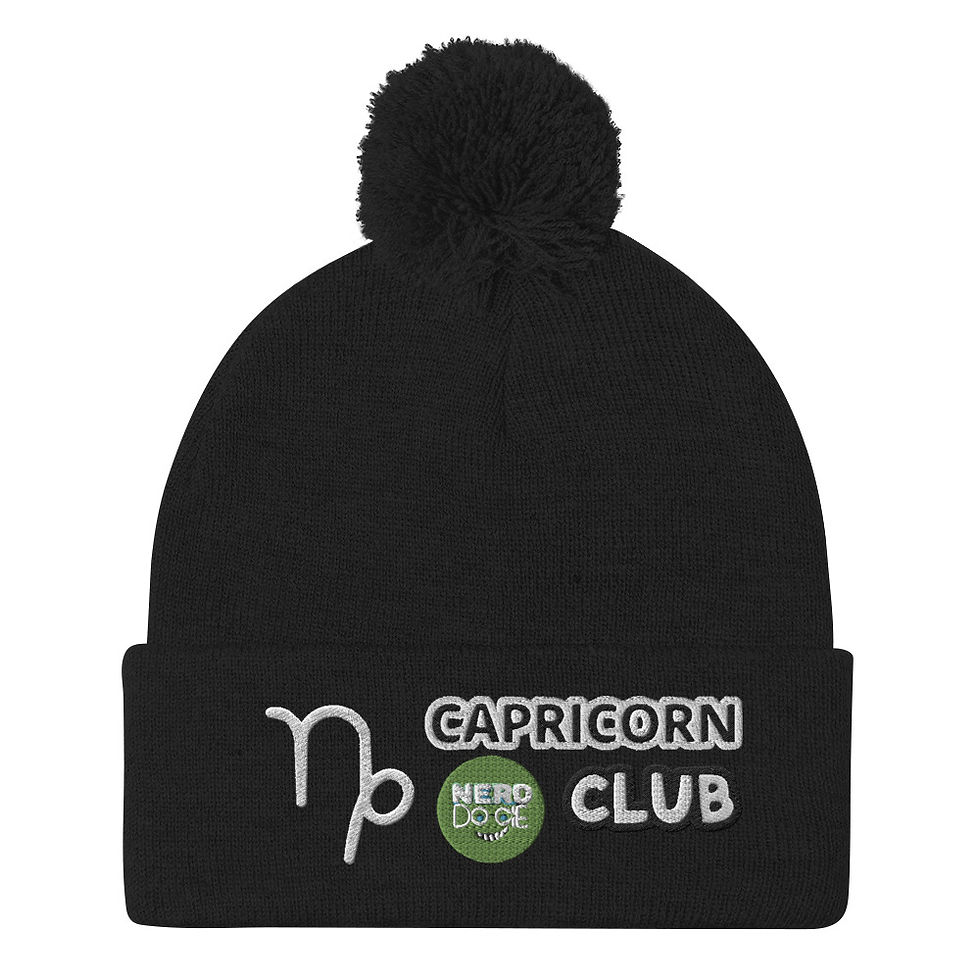 CAPRICORN CLUB Pom-Pom Beanie