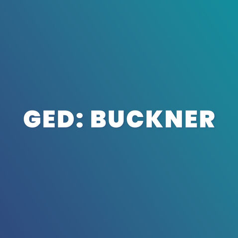 An icon that reads GED: Buckner