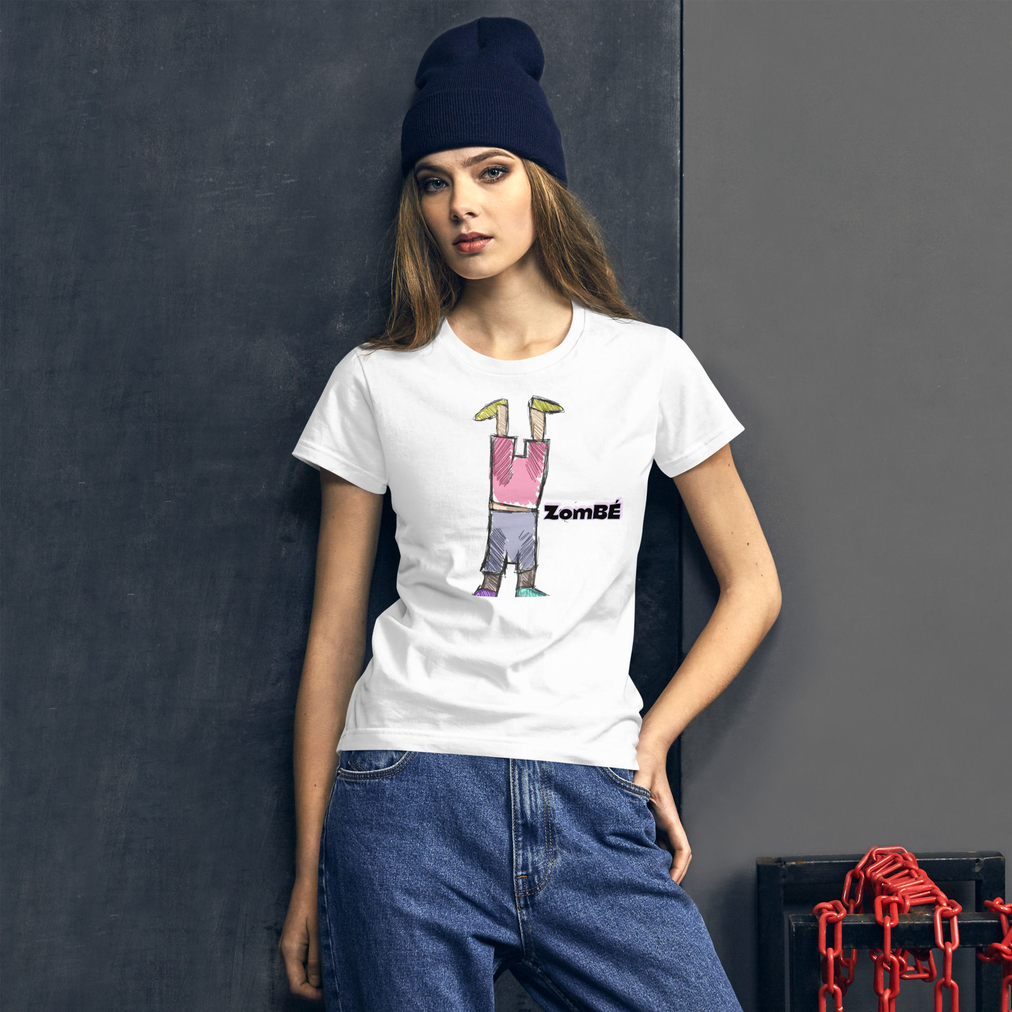 "Upside ZomBÉ" Down short sleeve t-shirt