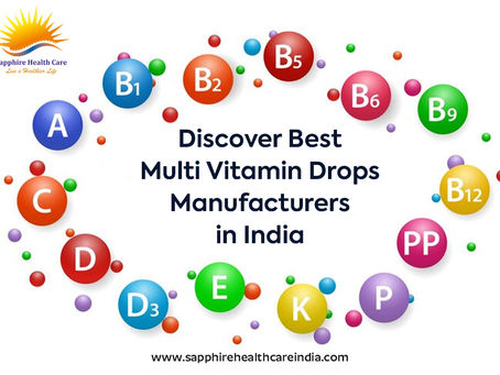 Discover Best Multi Vitamin Drops Manufacturers in India