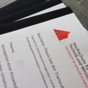 Softcover KREPAP Buchbinderei