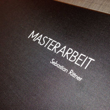 Masterarbeit gedruckt und gebunden KREPAP Buchbinderei