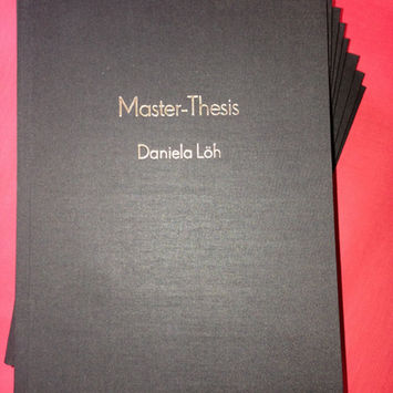 Master-Thesis gedruckt und gebunden von KREPAP Buchbinderei Landau Pfalz