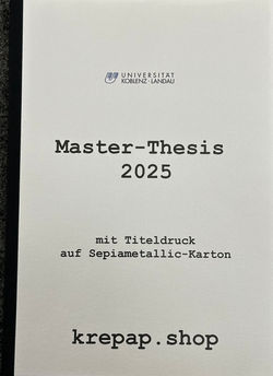 Softcover mit gedrucktem Titel