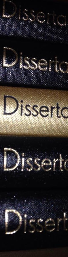 Dissertation gold und schwarz