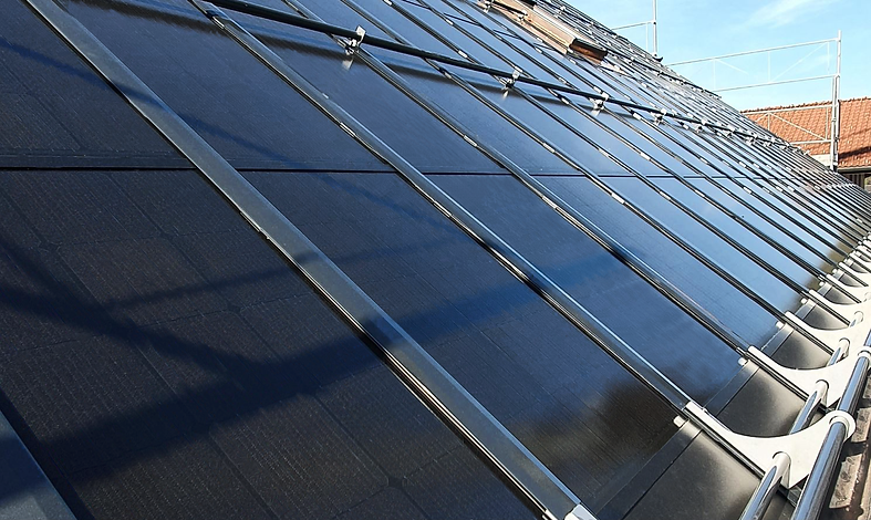 Ultra Schwarzes Solarmodul für die Dachanwendung