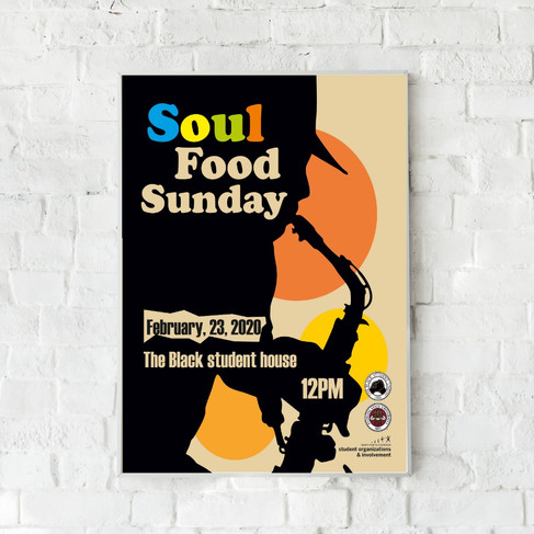 Fsu, Soul food flyer design - 2019