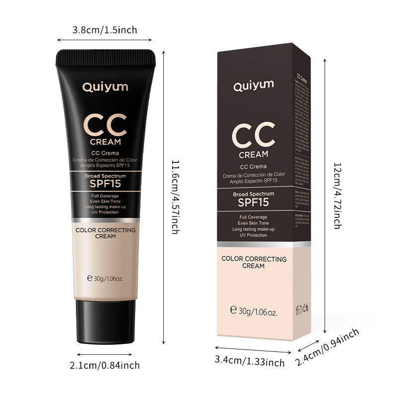Miniatura: Quiyum CC Cream 30ml (Color Box) - Hydrating and Concealing