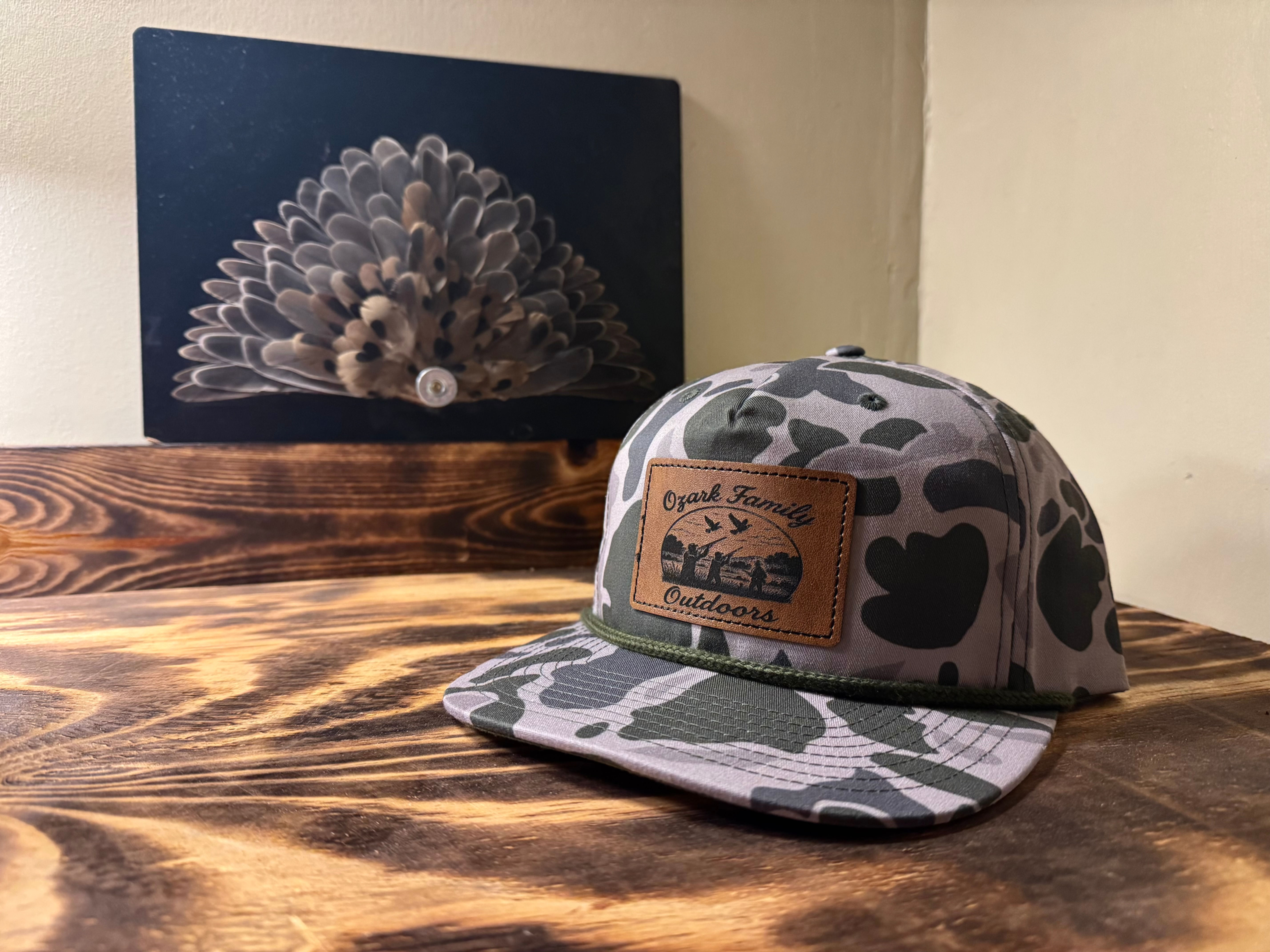 olive green camo dove hat