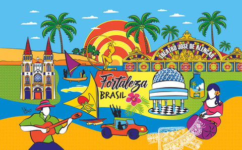 canga iustrada Fortaleza Kelly Adao