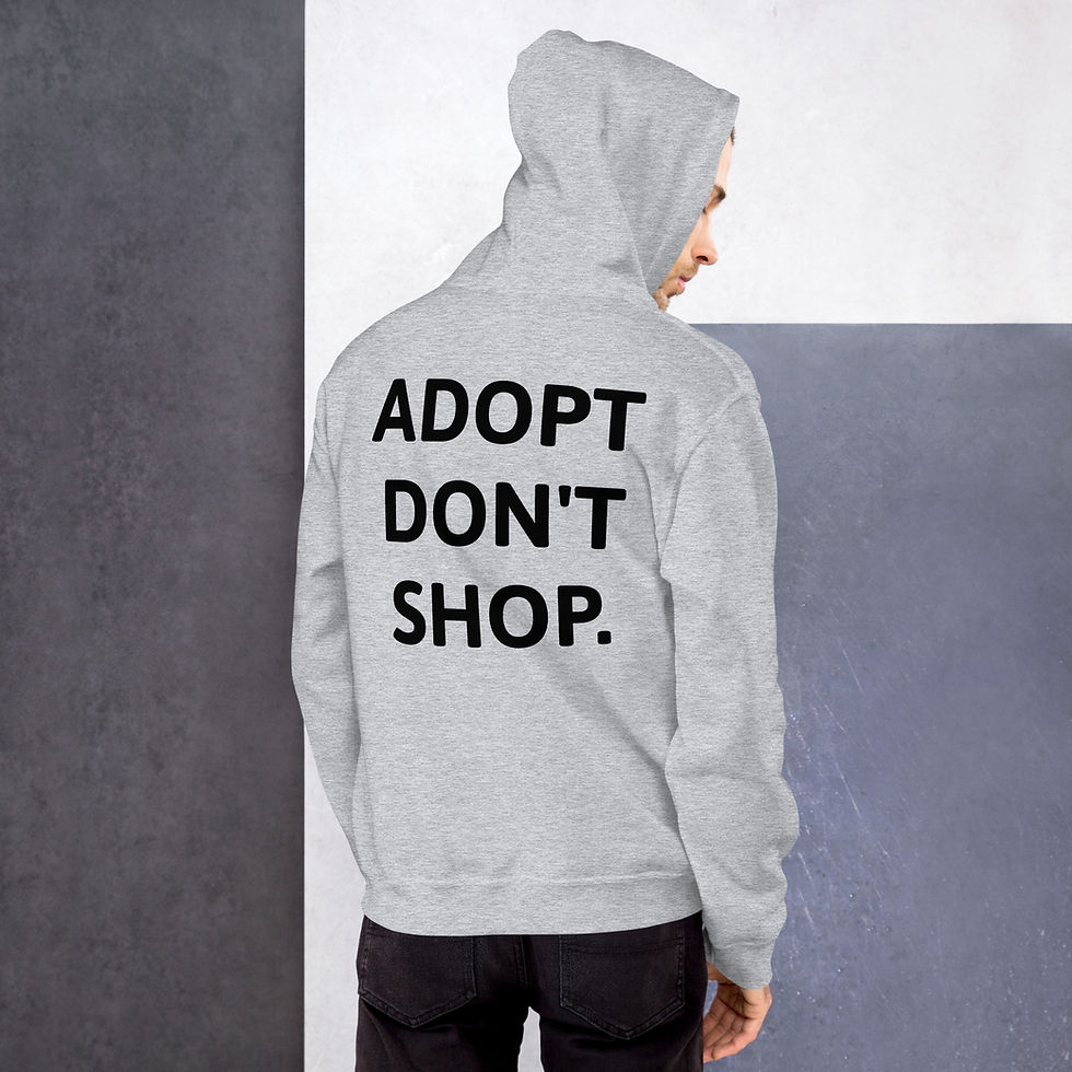 Thumbnail: FLH  Adopt Don't Shop Pullover Hoodie