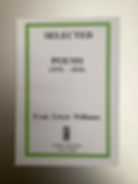 'Selected Poems 1970 - 2010' by Evan Gwyn Williams