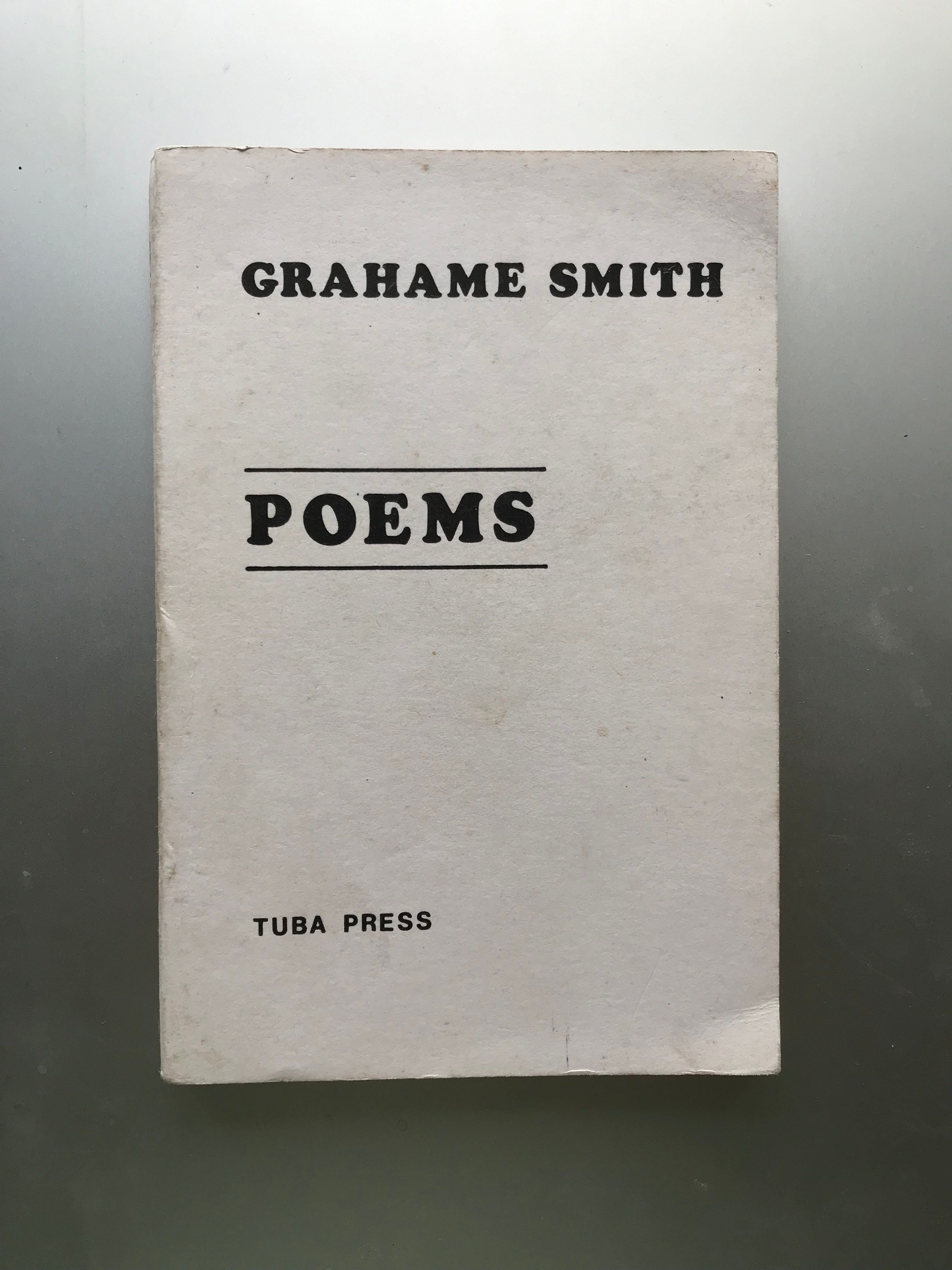 ‘Poems’ by Grahame C. Smith.