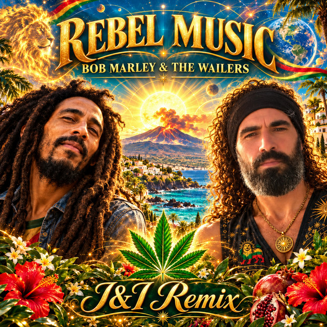 Playlist artwork: Rebel Music 🌿☀️🎶 • Bob Marley & The Wailers feat. Jah • {🔆🌍🌿I & I ~ ReMiX🌿🌍🔆} •