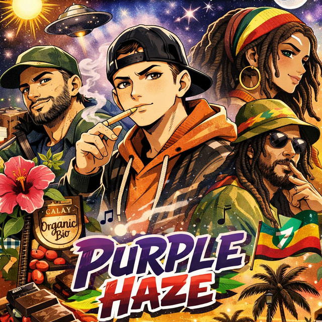 Playlist artwork: Purple Haze - Special • {🔆🌍🌿I & I ~ ReMiX🌿🌍🔆} •