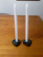 Thumbnail: Organic Taper Candle Base, pair
