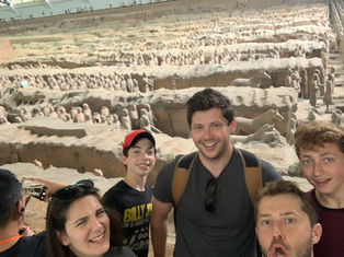 GCSE Mandarin Chinese student china school trip terracotta warriors Xi'an