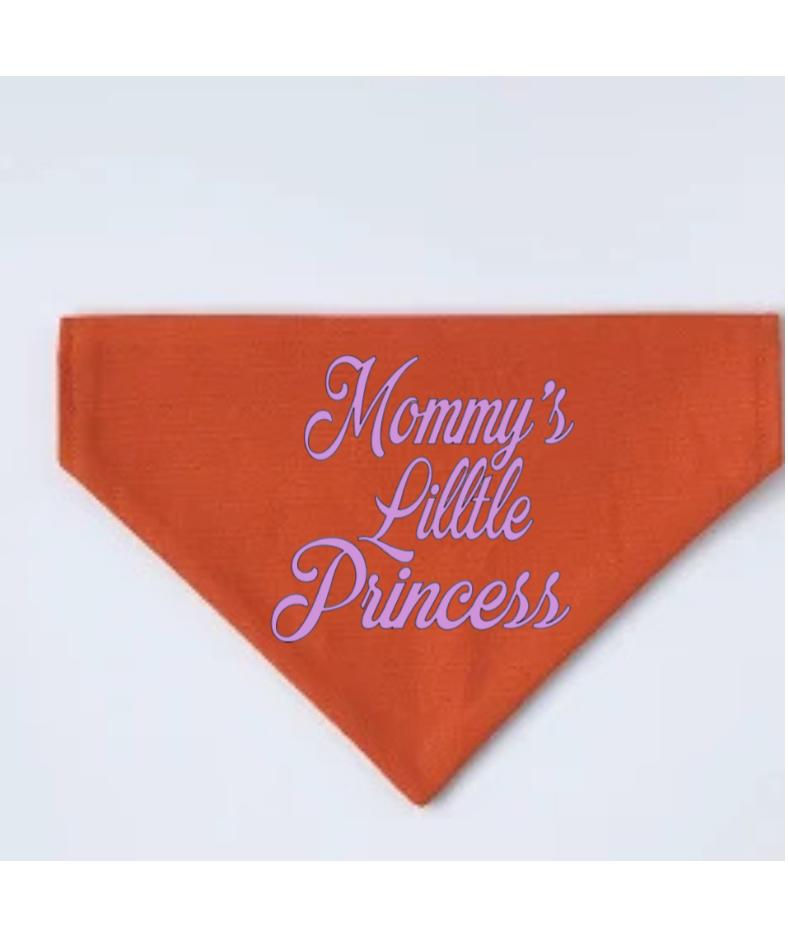 Thumbnail: Mommy's Little Princess Dog Bandana | Puppy Outfit