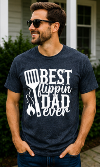 Thumbnail: Best Flippin Dad Ever Shirt – Funny BBQ Father’s Day Tee