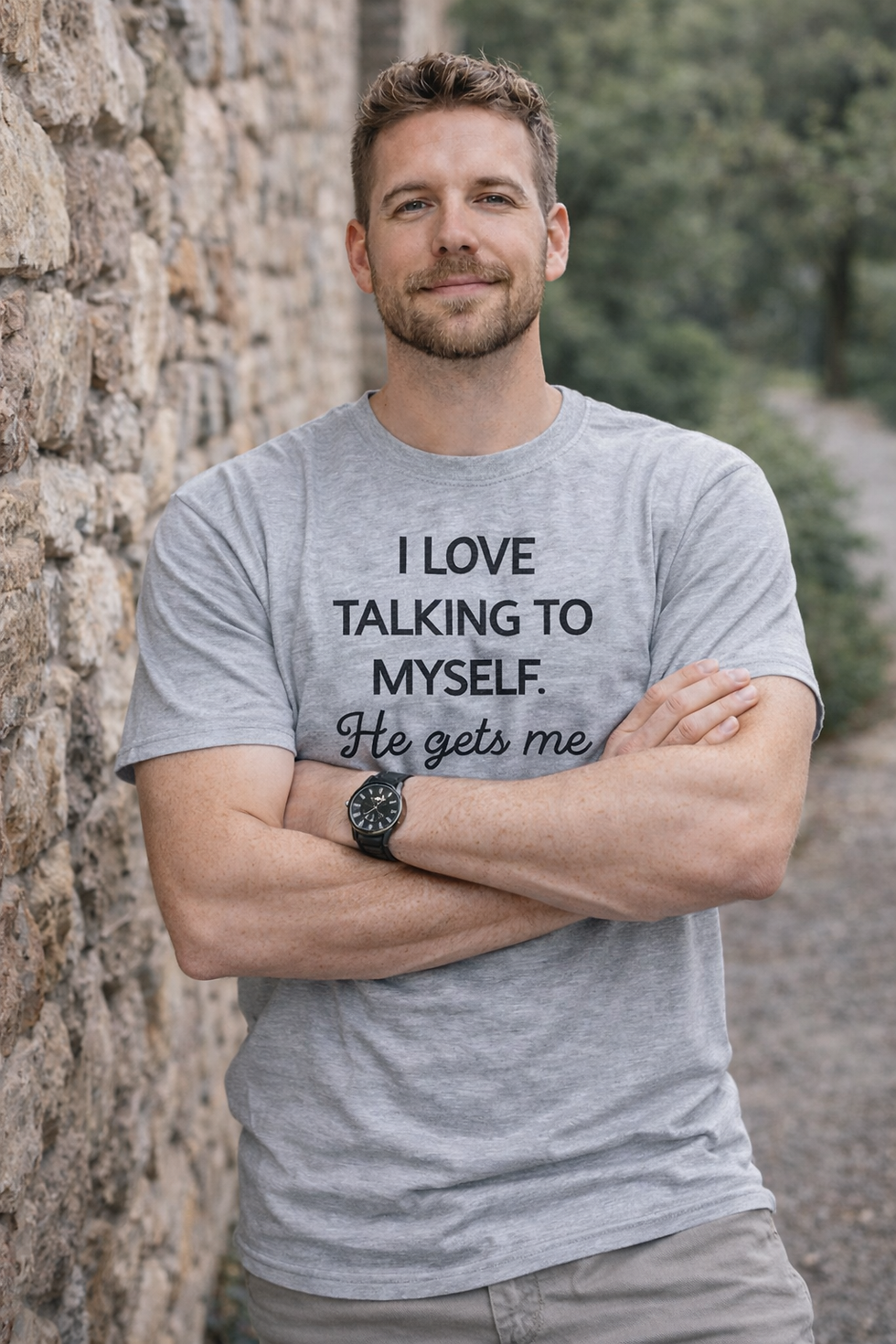 Thumbnail: I Love Talking to Myself T-Shirt- Funny Overthinking Mental Health Tee