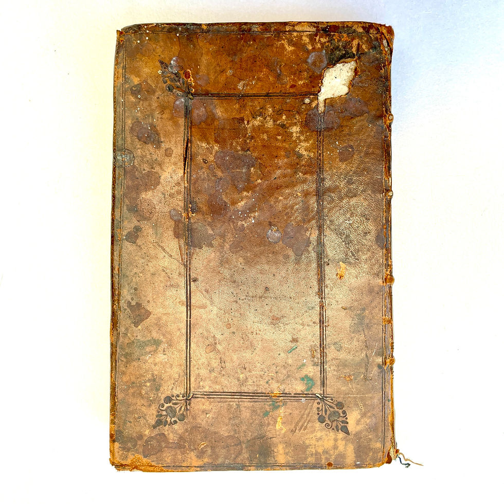 Miniature : 1704 1st Edition DICTIONARY OF ALL RELIGIONS Calf Leather RARE Antiquarian Book