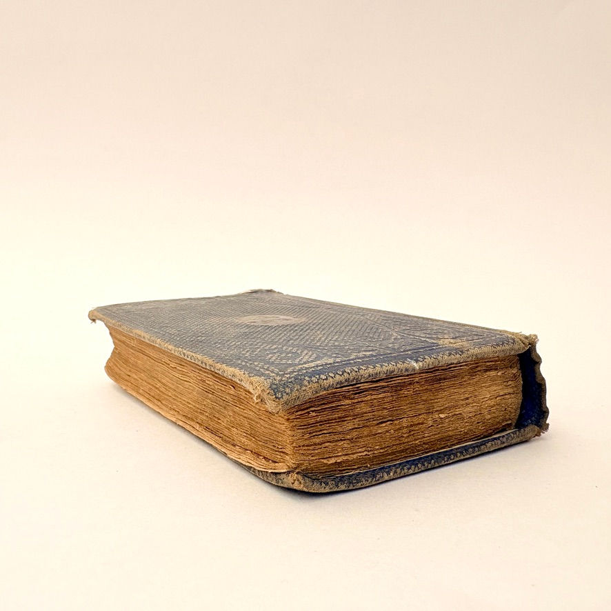 Miniatura: Top and side page edges of Wit of the World 1858 Victorian humour book