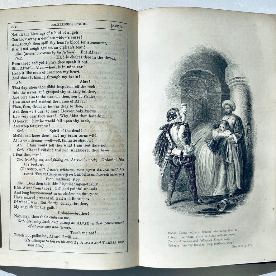 Thumbnail: Illustration in Poetical Works Campbell Coleridge Gall Inglis