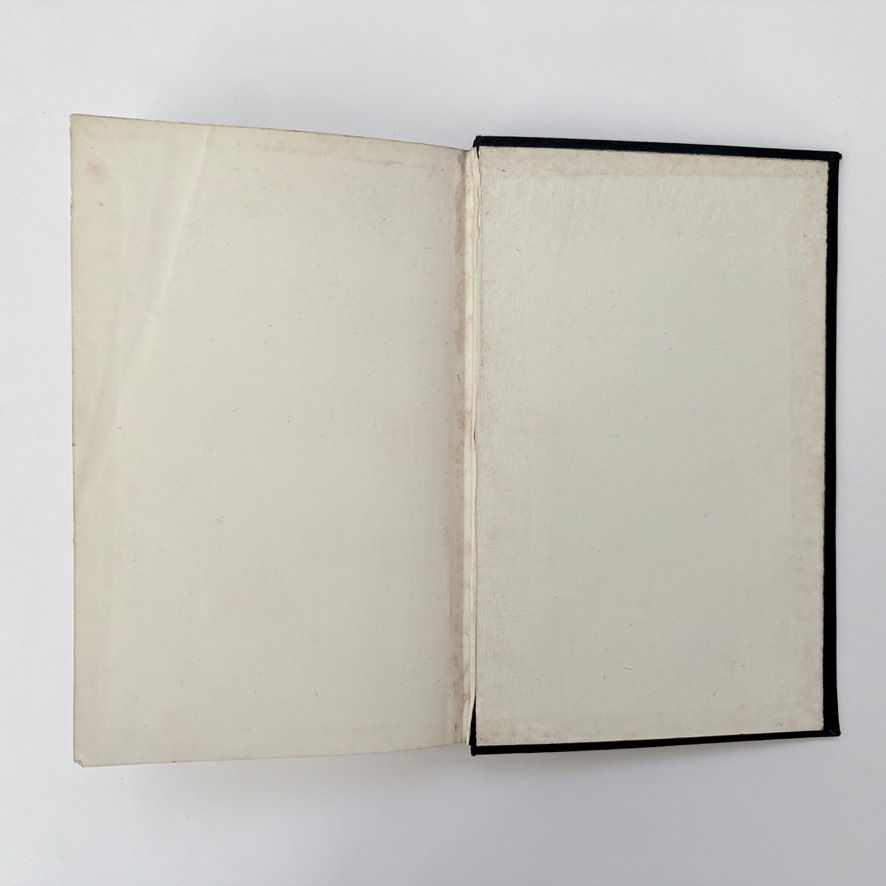 Miniatyrbild: Rear pastedown and back free endpaper of Victorian Lord Lytton volume
