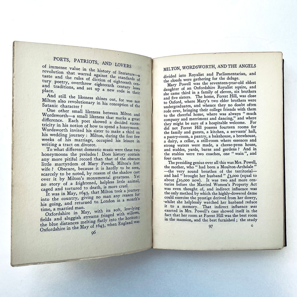 Miniatura: Poets, Patriots, and Lovers | Rosaline Masson | Rare Memoir c.1933