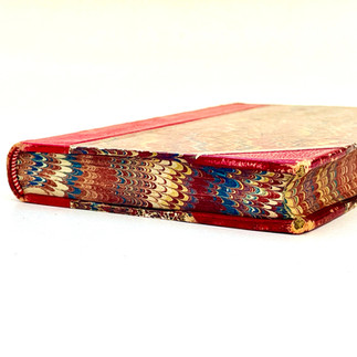 Gauffering on gilt page edges decorative antique book