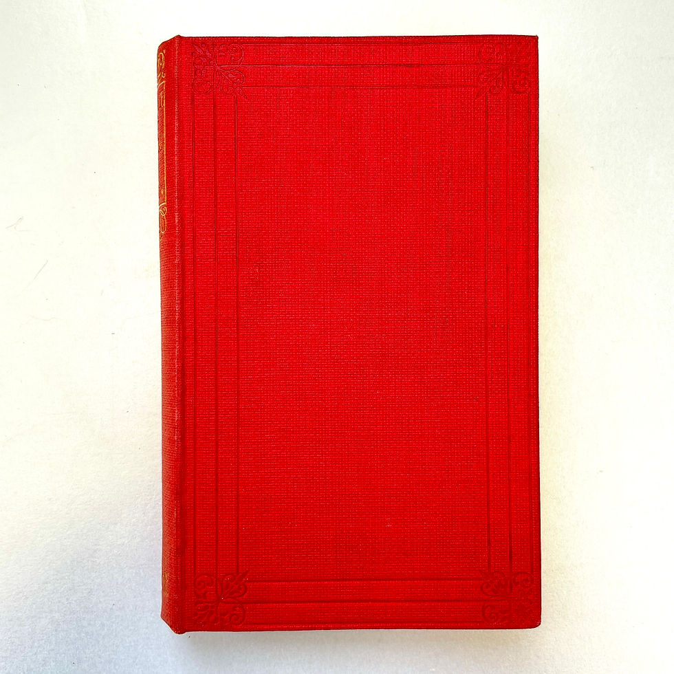 縮圖：Front cover of Man’s Place in the Universe by Alfred R. Wallace, 1912 red cloth