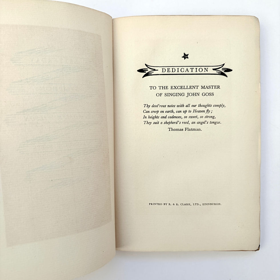 縮圖：Dedication page to John Goss in Latterday Symphony
