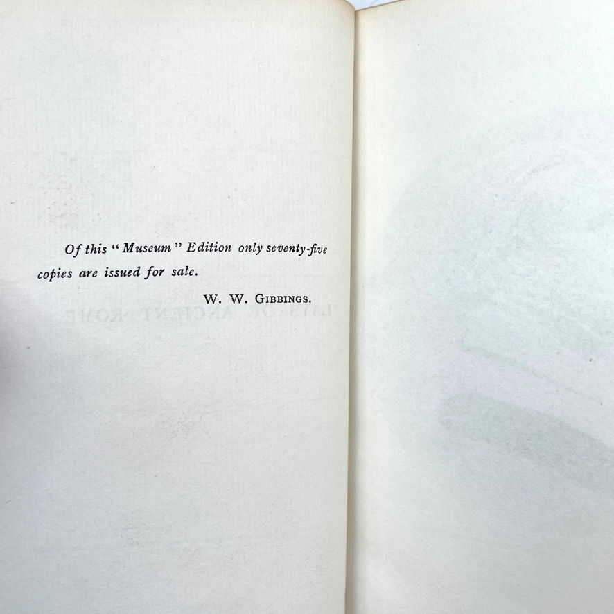 Pikkukuva: 1889 Ltd 75 Copies: THE LAYS OF ANCIENT ROME Lord Macaulay RARE “MUSEUM EDITION"