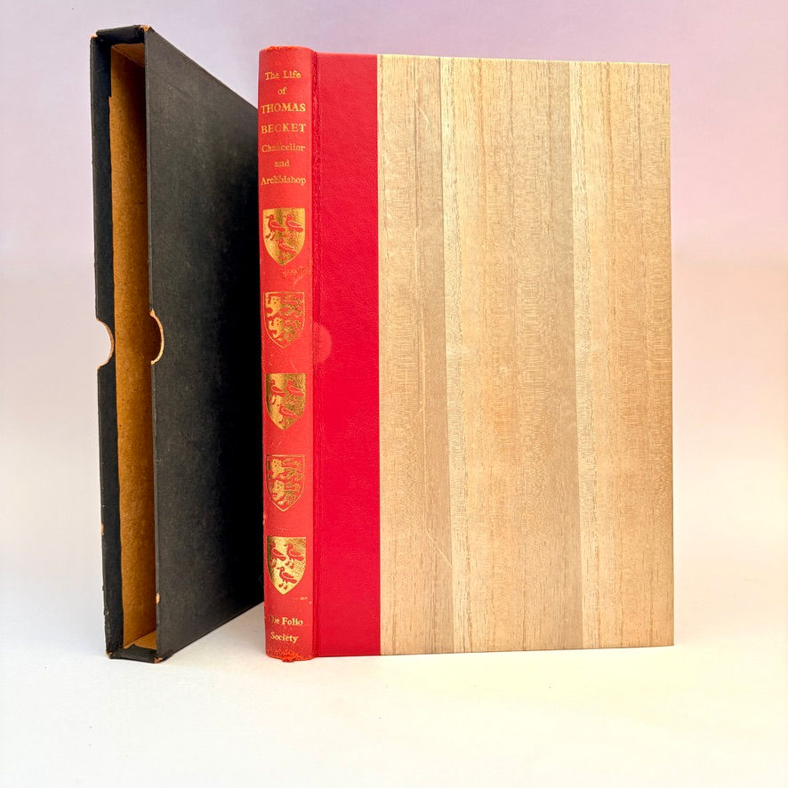 Folio Society Thomas Becket book with slipcase front cover and spine
