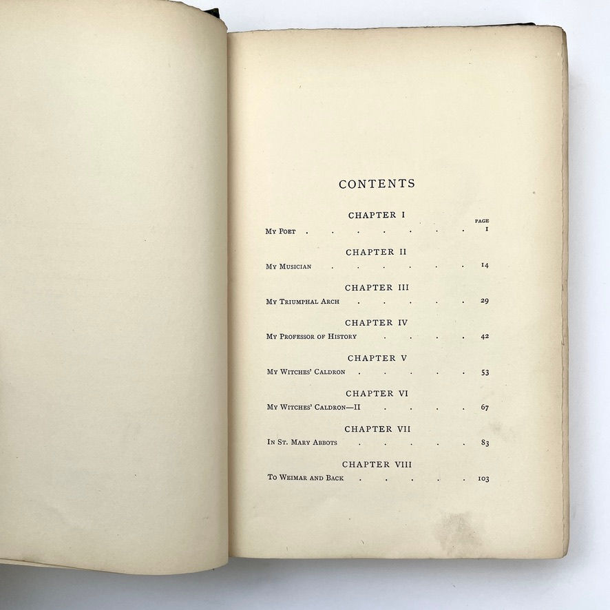 縮圖：Contents page of Chapters from Some Memoirs Victorian memoir first edition