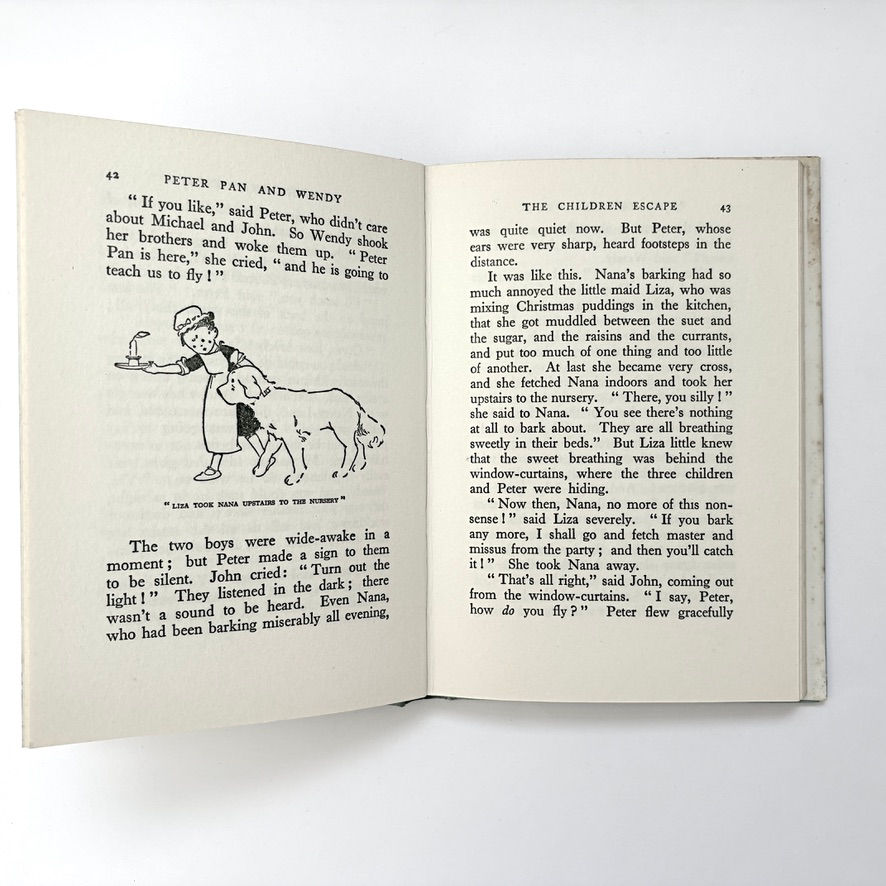 Miniature : Peter Pan and Wendy in-text illustration on page 42