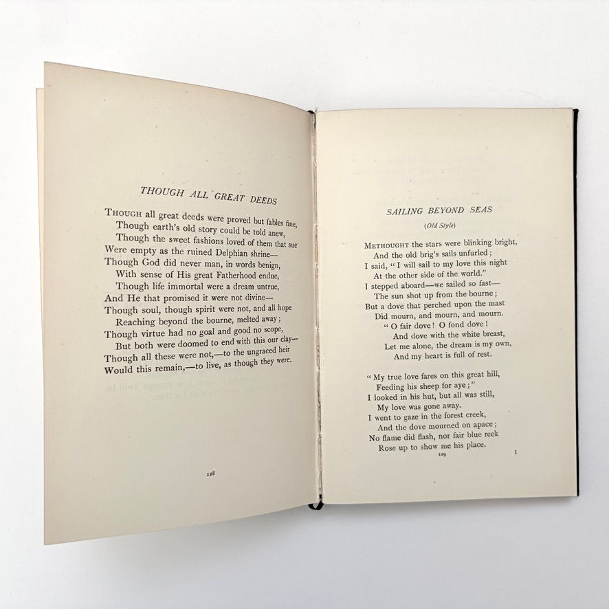 Thumbnail: Pages 128 and 129 showing slight gutter opening in Jean Ingelow Poems
