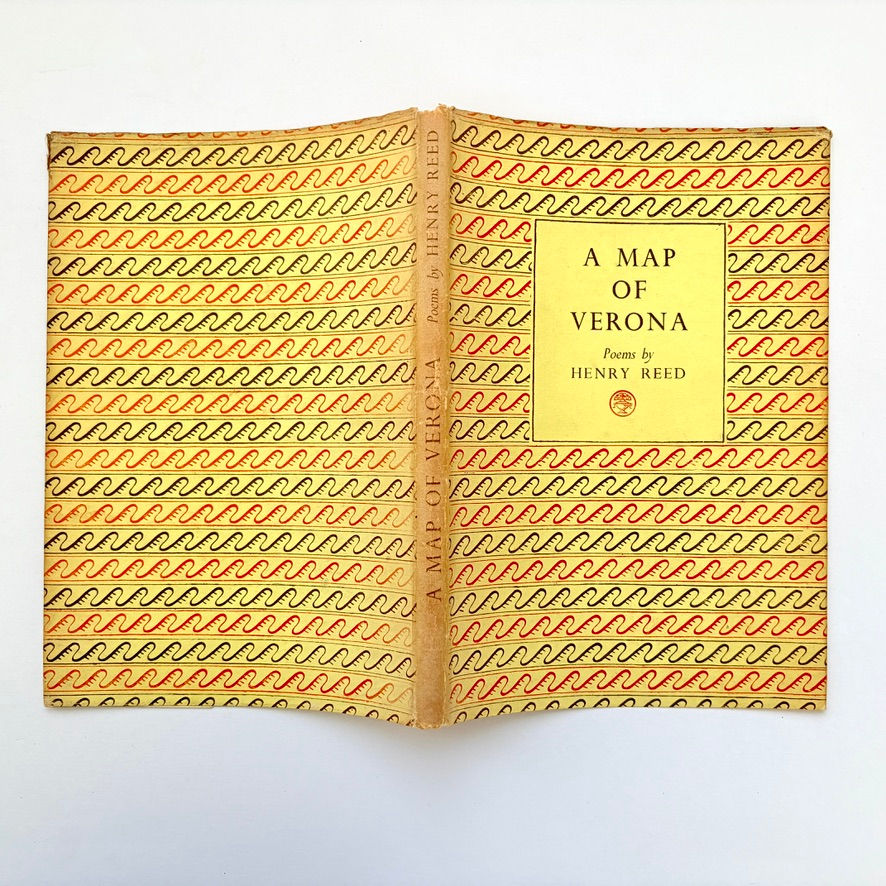 縮圖：exterior wrapper design Map of Verona poems 1940s British poetry