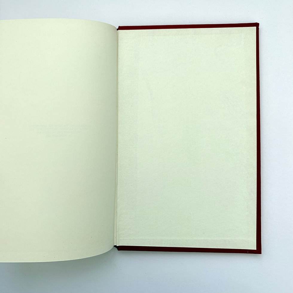 Miniature : Rear pastedown and endpaper of Philatelic Congress Year Book 1964 clean condition