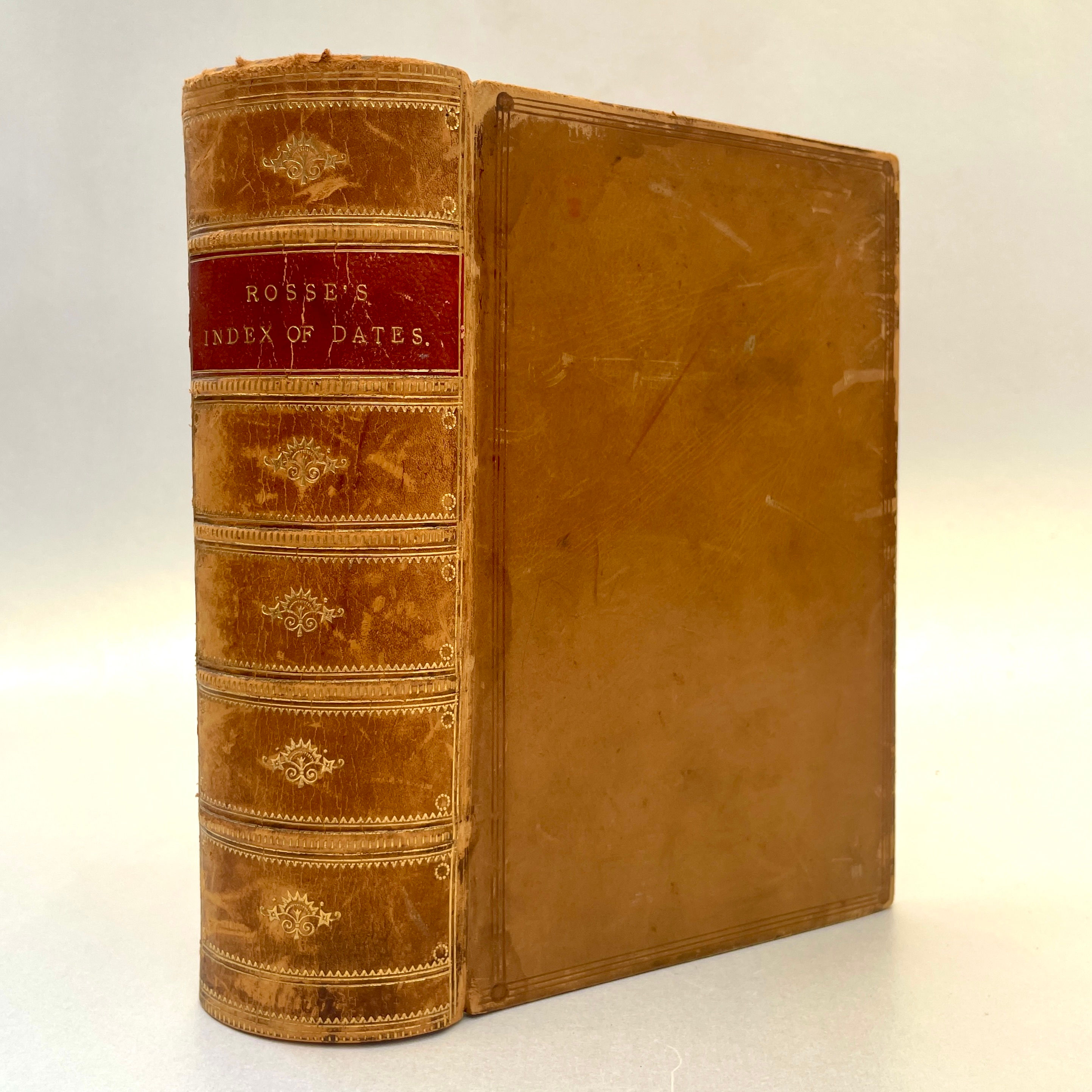 1859 1st Edition – An Index of Dates | Leather Book from MP Stanhope Library