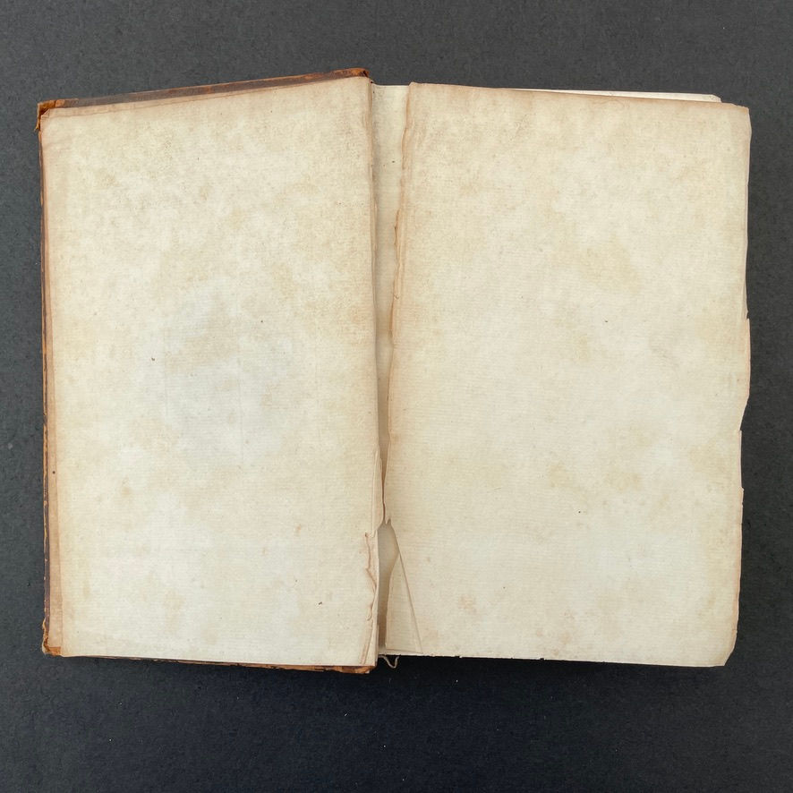 Miniature : 1744 Itinerary of John Leland – Walpole Provenance / Rare Leather Book