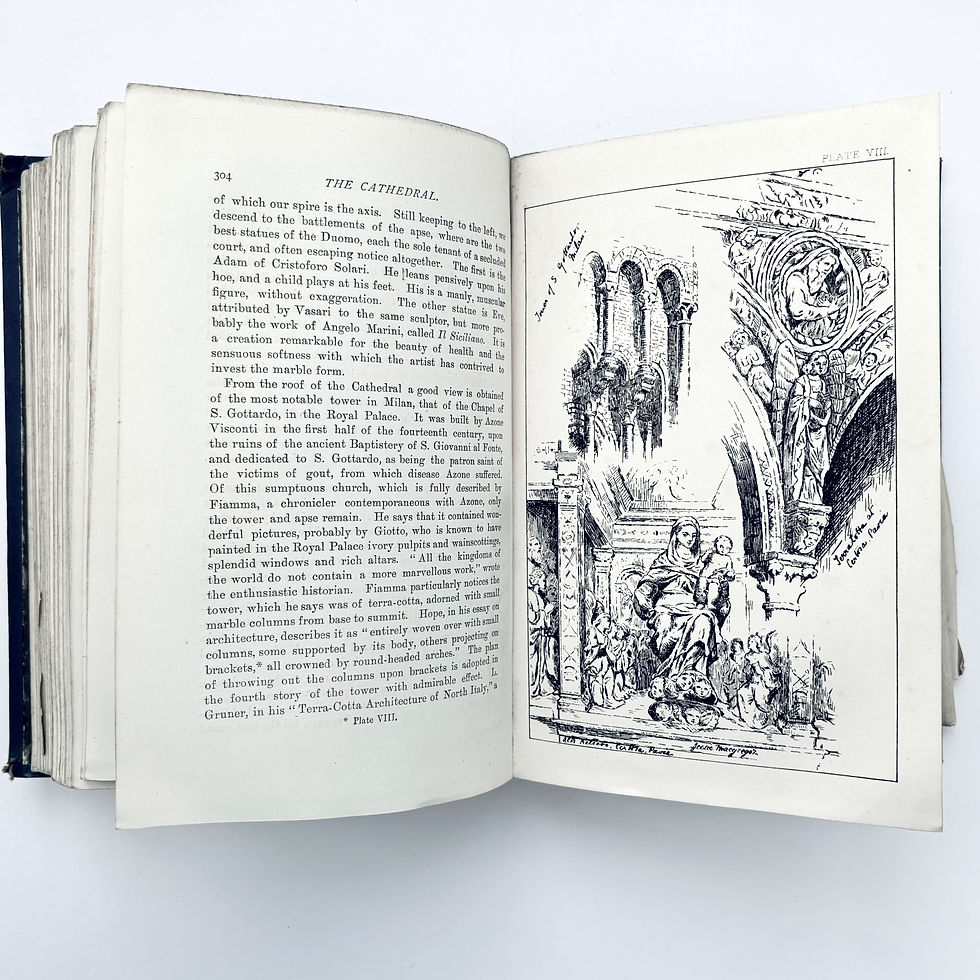 Miniatura: Page 304 facing illustrated plate VIII from Como and Italian Lake-Land, 1887