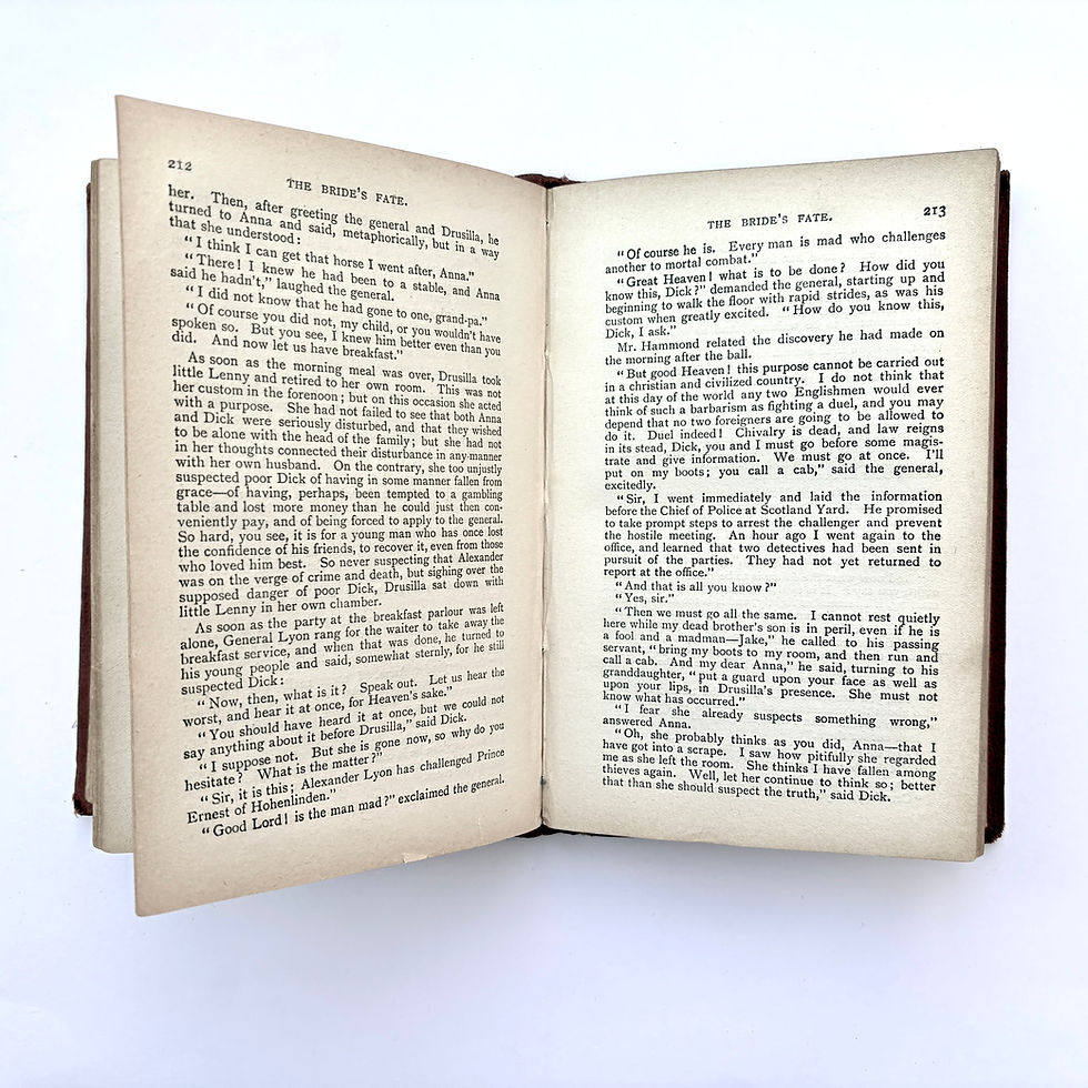 縮圖：The Bride’s Fate page 212 small edge tear not affecting text