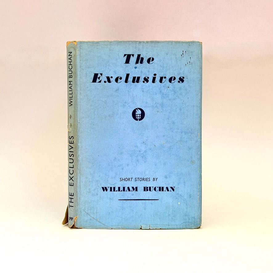 The Exclusives William Buchan 1943 first edition dust jacket front and spine