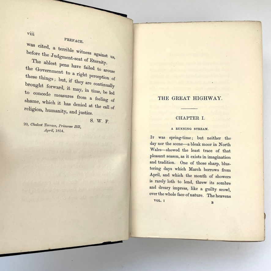 Miniaturbild: 1854 THE GREAT HIGHWAY By S. W. Fullom 3 VOLS COMPLETE ILLUSTRATED John Leech