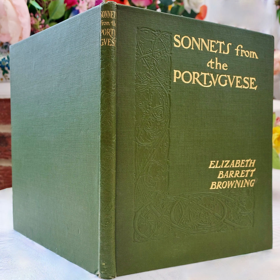 Miniature : SONNETS FROM THE PORTUGUESE Barrett Browning LIMITED TO 1000 COPIES c1910 Book